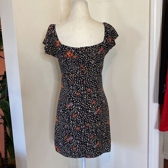 Forever 21 Floral Off-The-Shoulder Dress Size Small - Picture 4 of 11